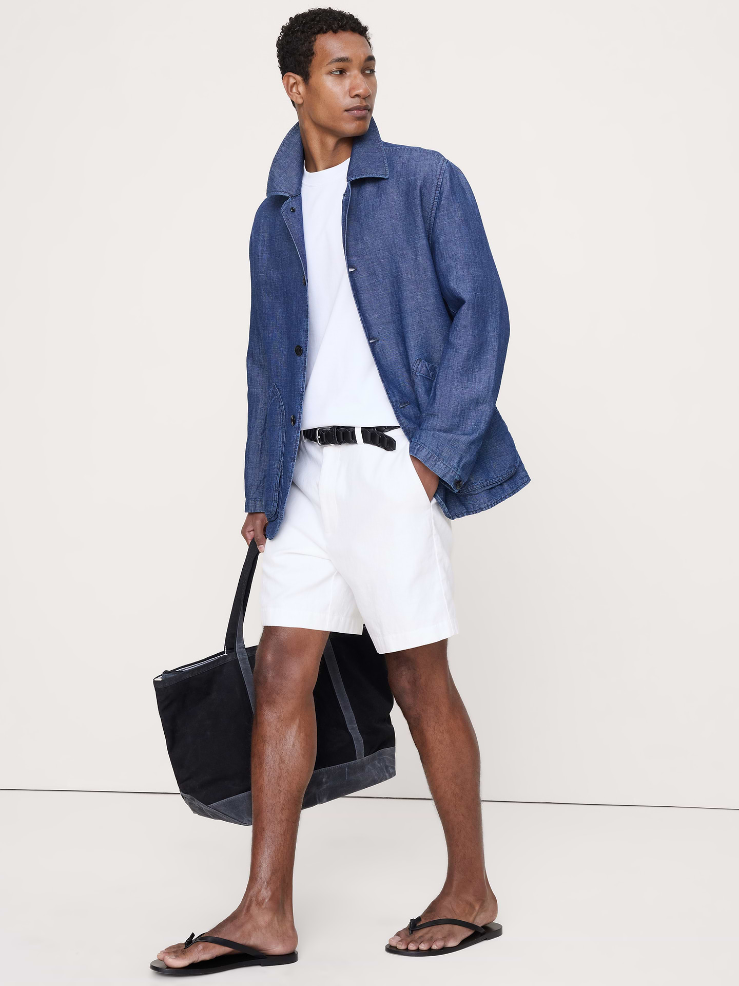 Image number 1 showing, 7" Linen Short