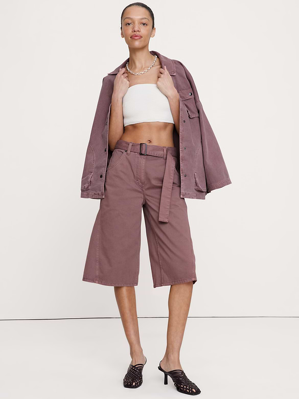 16" Cotton Long Bermuda Short