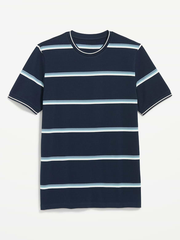 Crew-Neck Pique T-Shirt