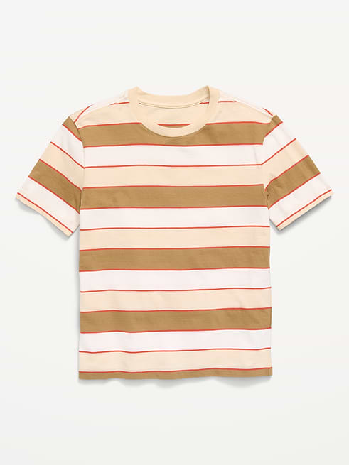 Short Short-Sleeve Striped T-Shirt for Boys on clearance at Old Navy — 50% off