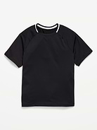 Image number 2 showing, Short-Sleeve Textured Mesh Performance T-Shirt for Boys
