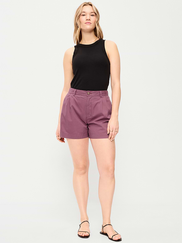 High-Waisted OGC Chino Shorts -- 4-inch inseam