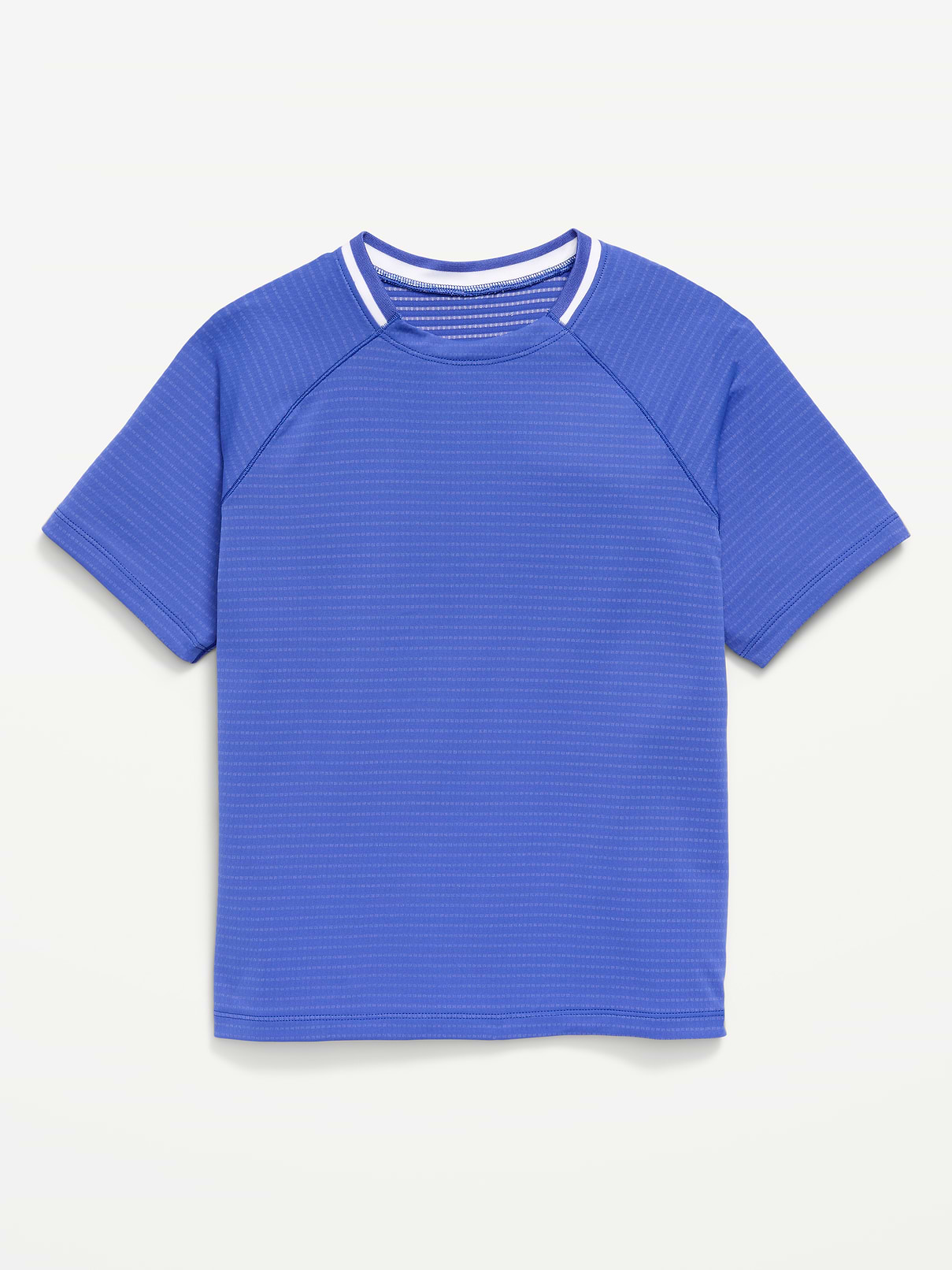Image number 2 showing, Short-Sleeve Textured Mesh Performance T-Shirt for Boys