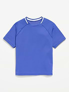 Image number 2 showing, Short-Sleeve Textured Mesh Performance T-Shirt for Boys