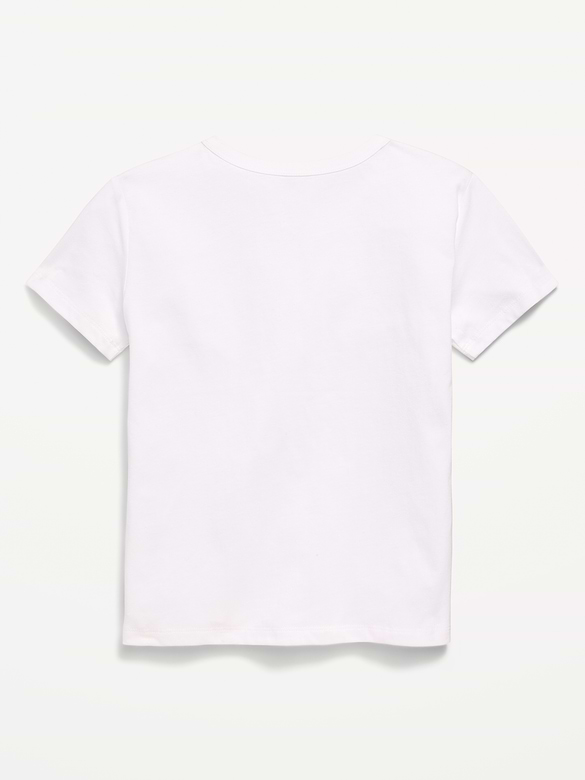 Softest Short-Sleeve Pocket T-Shirt for Girls