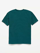Image number 2 showing, Oversized Short-Sleeve Graphic Tunic T-Shirt for Girls