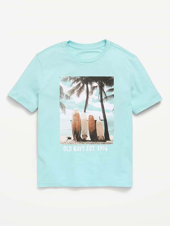 Short-Sleeve Logo-Graphic T-Shirt for Boys