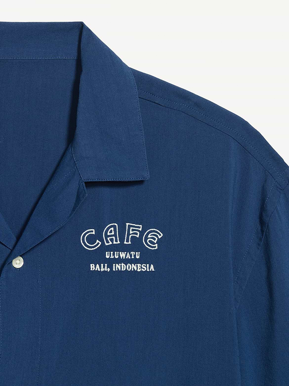 Chemise épaisse à manches courtes et à motif