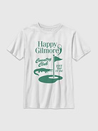 Image 1 of 4, Soft cotton blend T-shirt., Crewneck., Short sleeves., Officially licensed Happy Gilmore Gator Golf Graphic at front.
