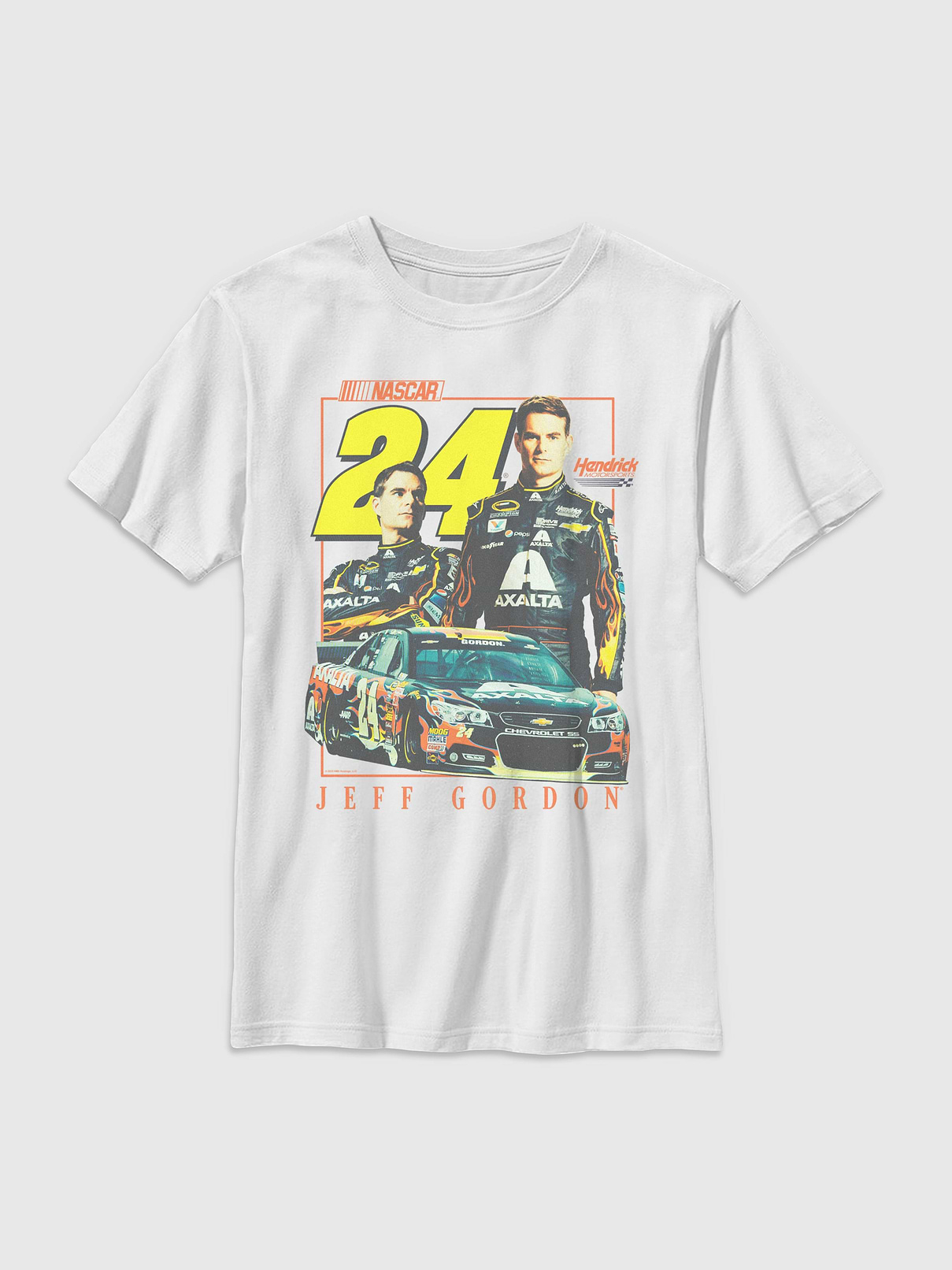Image 1 of 4, Soft cotton T-shirt., Crewneck., Short sleeves., Officially licensed Hendrick Motorsports Graphic at front.