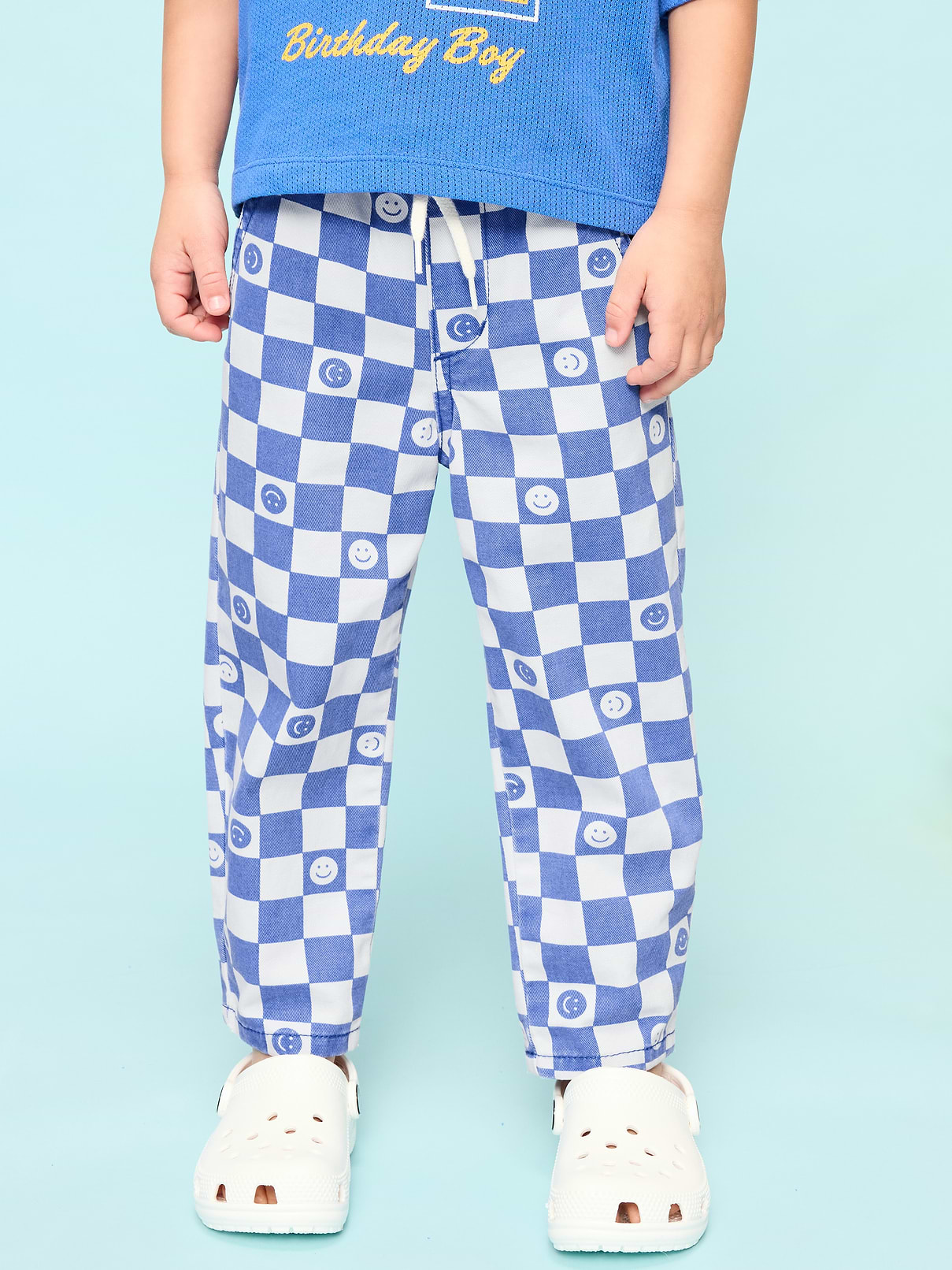 Image number 2 showing, Pull-On Barrel-Leg Pants for Toddler Boys