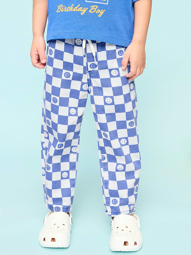 Image 2 of 5, Pull-On Barrel-Leg Pants for Toddler Boys
