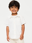 Image number 1 showing, Short-Sleeve Oxford Shirt for Toddler Boys
