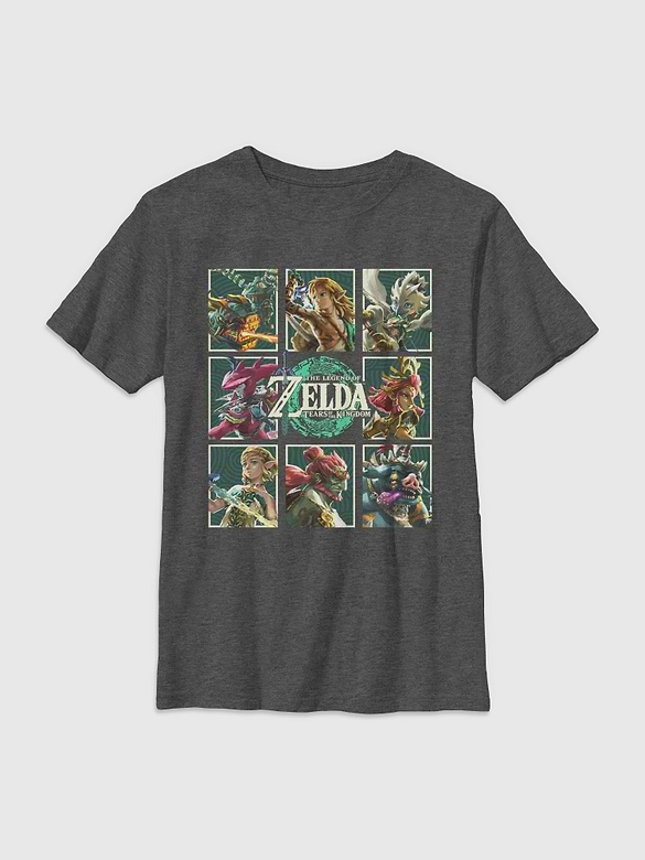 Nintendo Character Boxes Graphic T-Shirt for Boys
