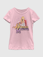 Image 1 of 4, Soft cotton T-shirt., Crewneck., Short sleeves., Officially licensed Hannah Montana HM Pose Graphic at front.