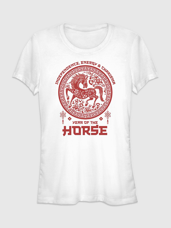 Year of the Horse Short Sleeve Graphic T-Shirt