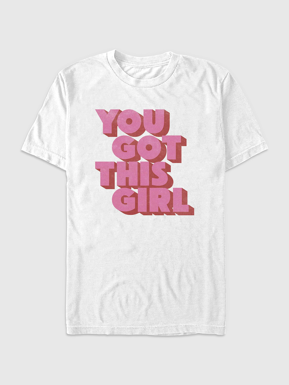 Image 1 of 4, Soft cotton T-shirt., Crewneck., Short sleeves., You Got This Graphic at front.