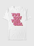 Image 1 of 4, Soft cotton T-shirt., Crewneck., Short sleeves., You Got This Graphic at front.