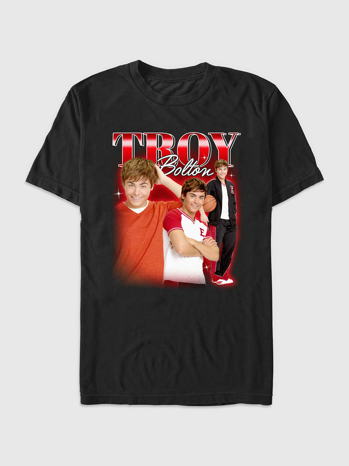 Image number 1 showing, High School Musical Troy Collage Graphic T-Shirt