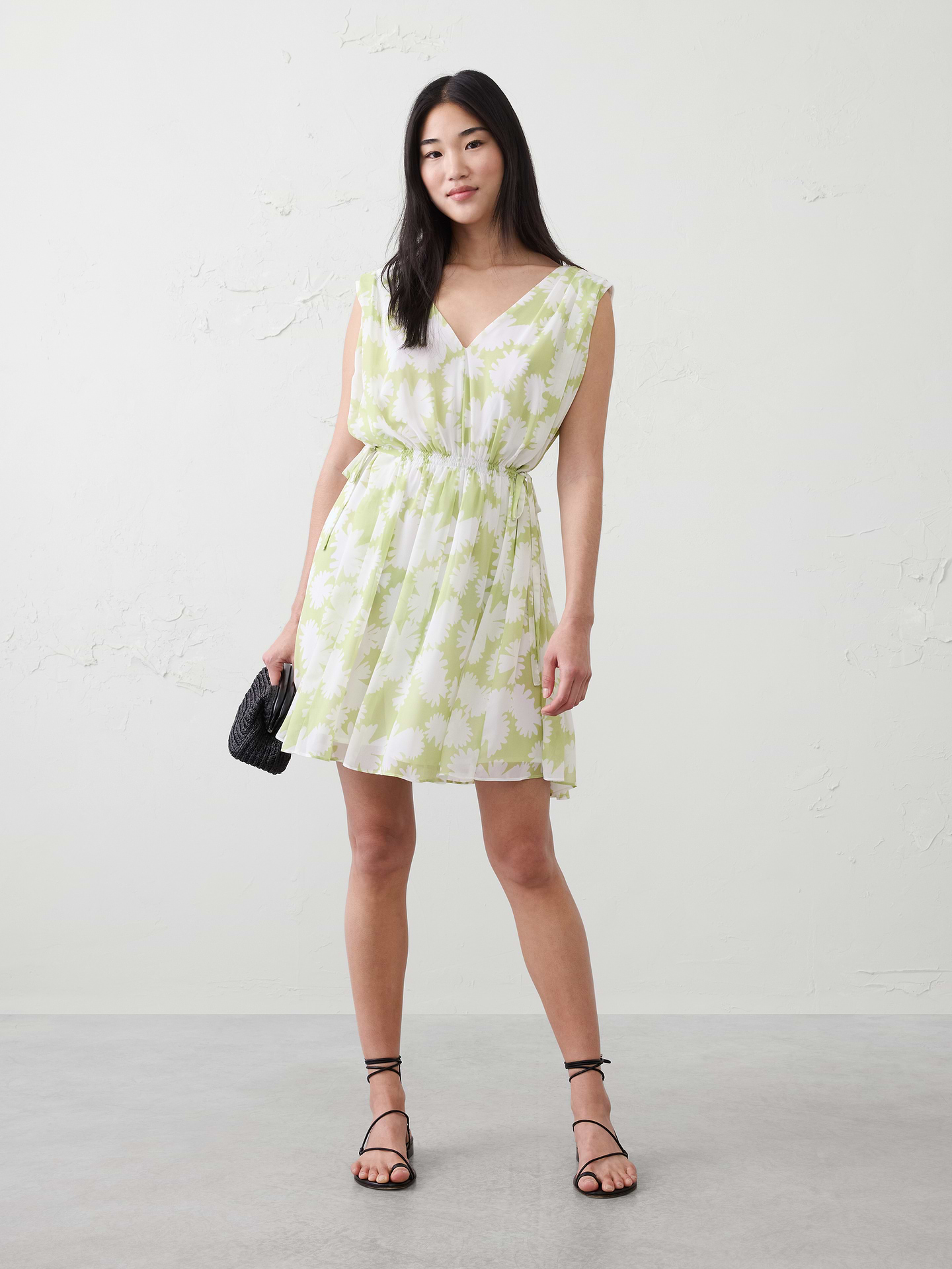 Image number 1 showing, Side-Tie Mini Dress