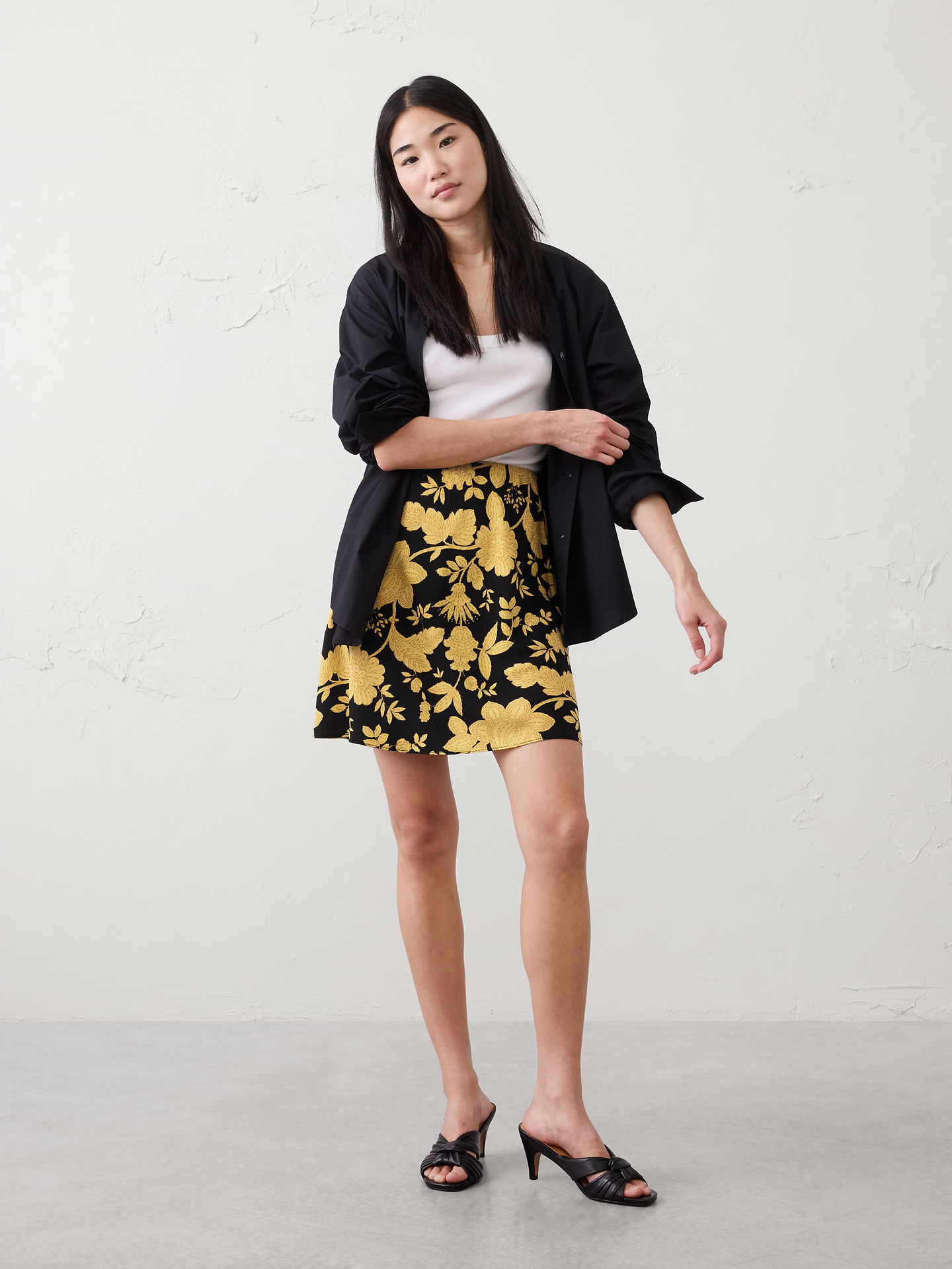 Image number 1 showing, Bias Mini Skirt
