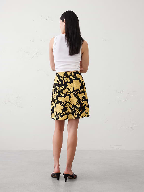 Bias Mini Skirt