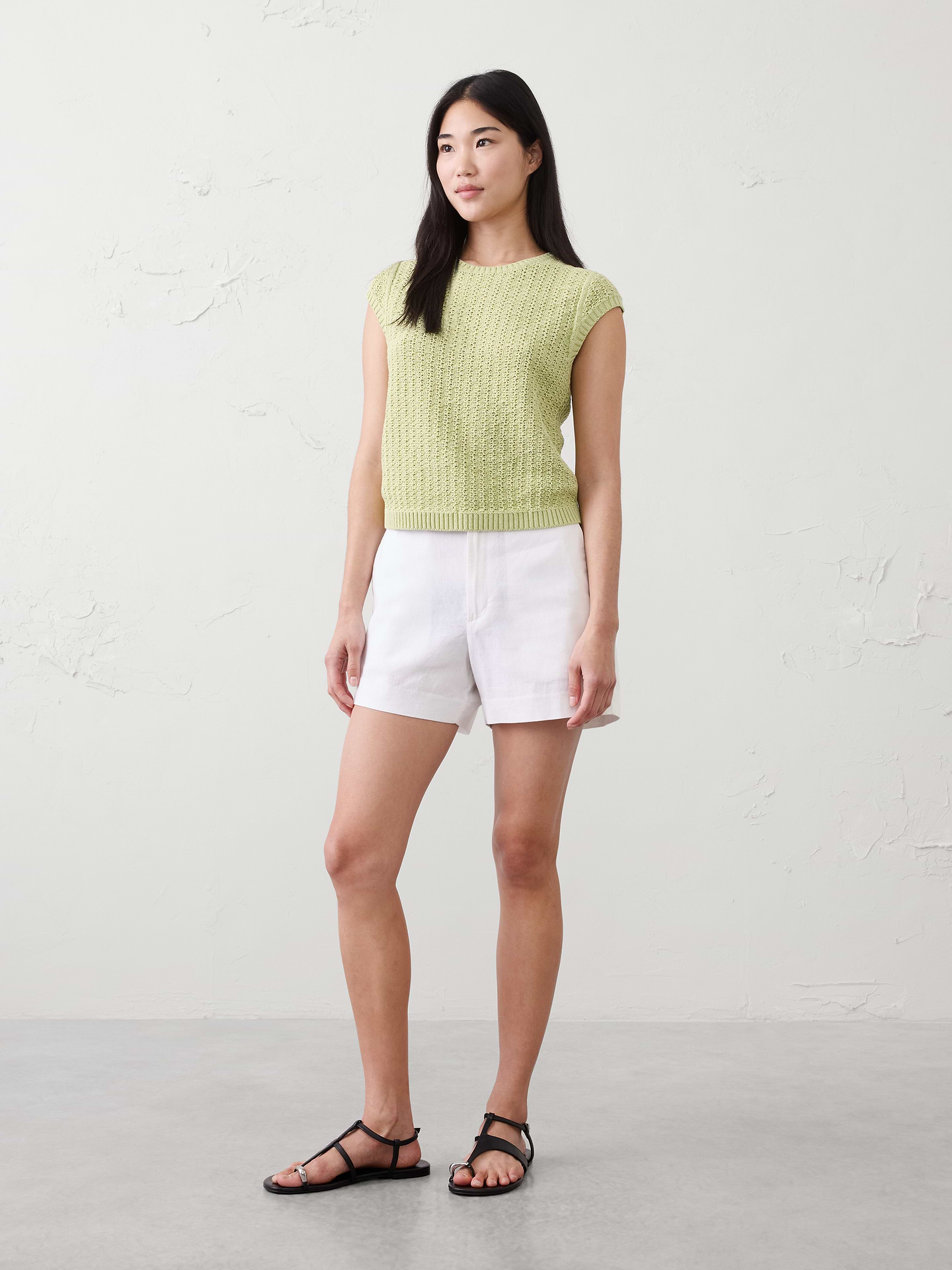 Image number 1 showing, Cotton-Blend Textured Sweater