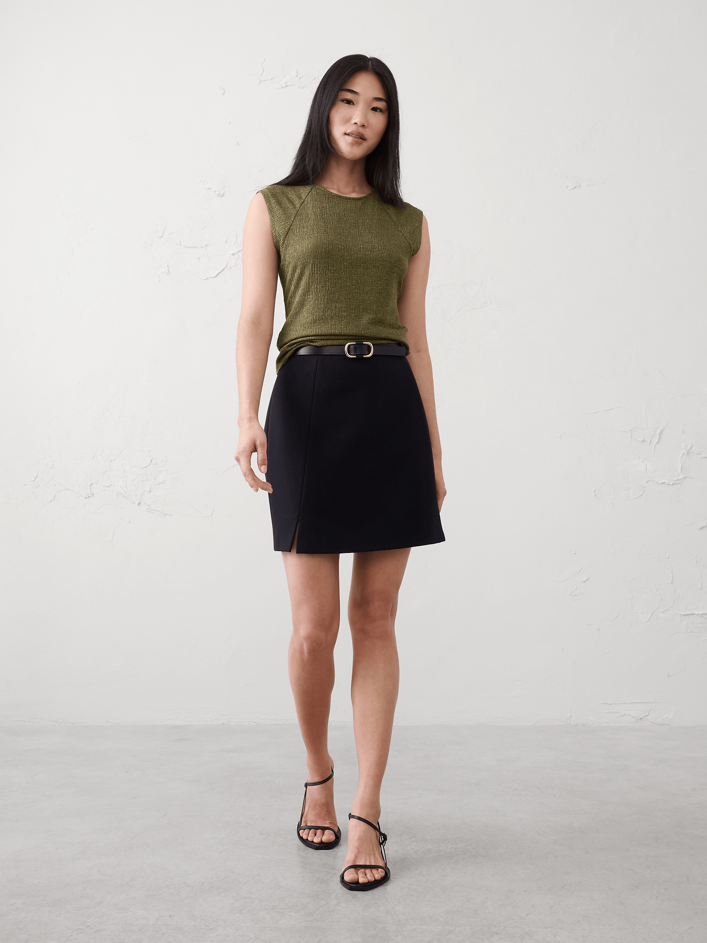Image number 1 showing, Jacquard Crinkled Top