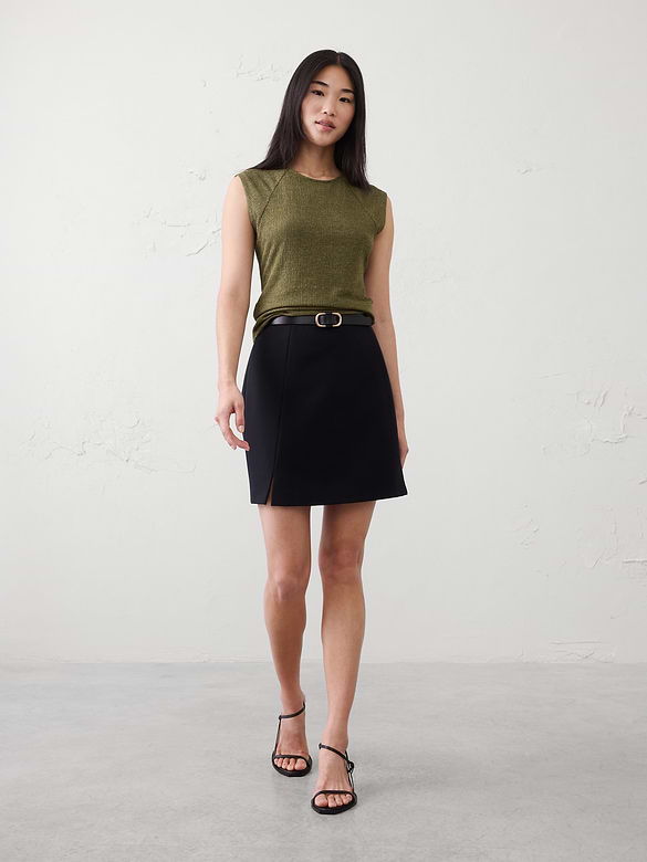 Jacquard Crinkled Top