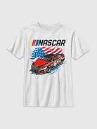 Image number 1 showing, Nascar Flag Racer Graphic T-Shirt for Boys