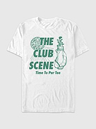 Image 1 of 4, Soft cotton T-shirt., Crewneck., Short sleeves., Club Scene Graphic at front.