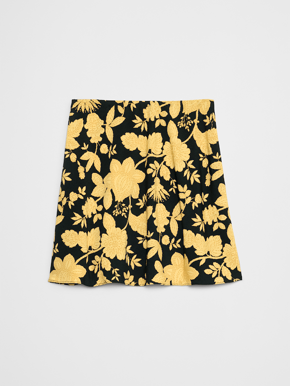 Bias Mini Skirt