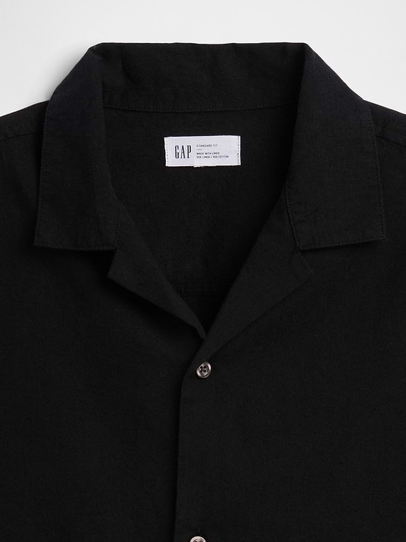 Linen-Blend Vacay Shirt in Standard Fit