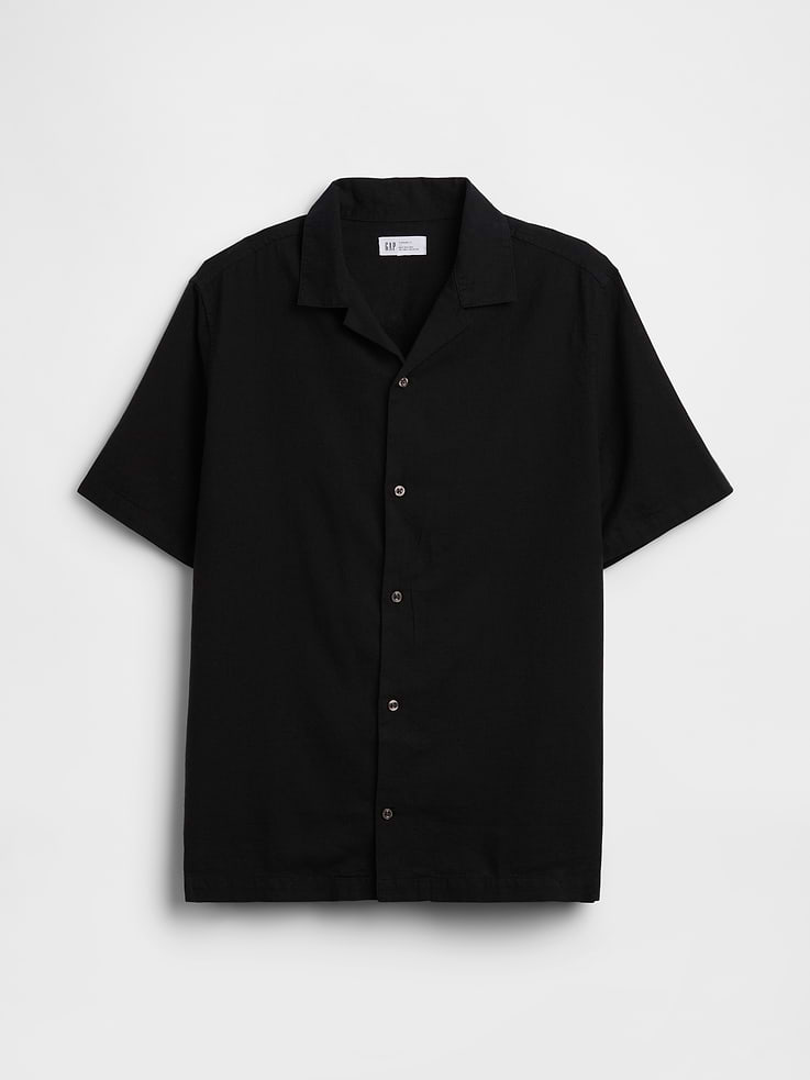 Image number 5 showing, Linen-Blend Vacay Shirt in Standard Fit