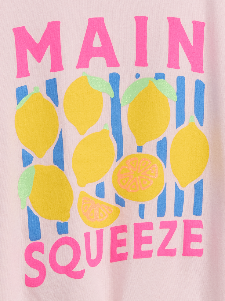 Image number 3 showing, Kids Oversized Knot-Tie Graphic T-Shirt