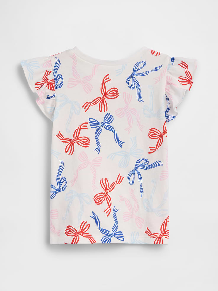 Image number 2 showing, babyGap Print Flutter Sleeve T-Shirt