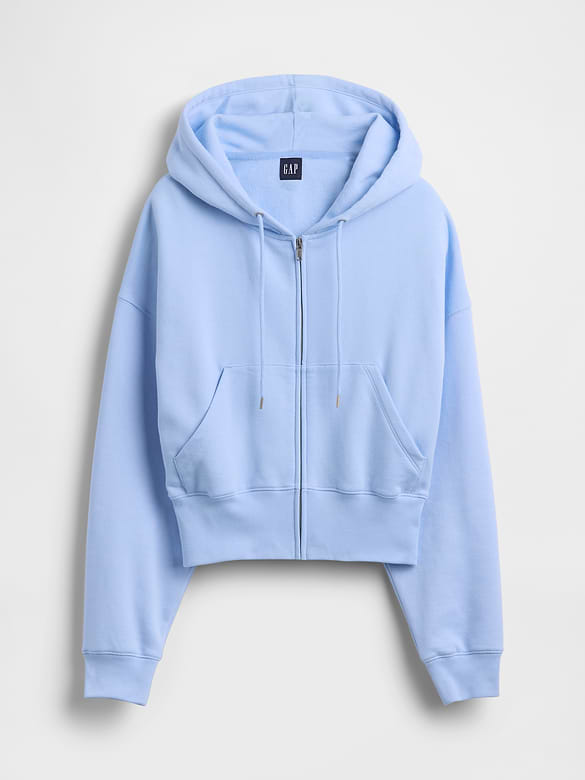VintageSoft Wedge Zip Hoodie