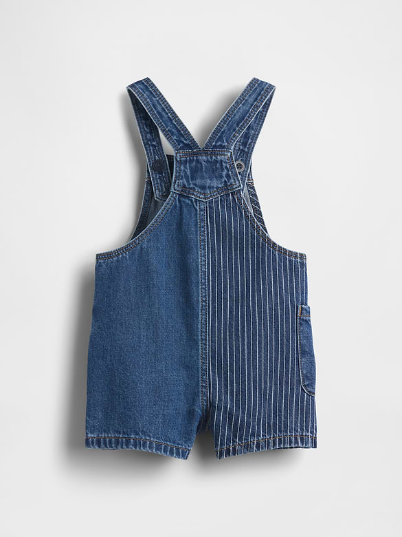 Salopette courte en denim Gap × Disney pour Tout-petit et Bébé