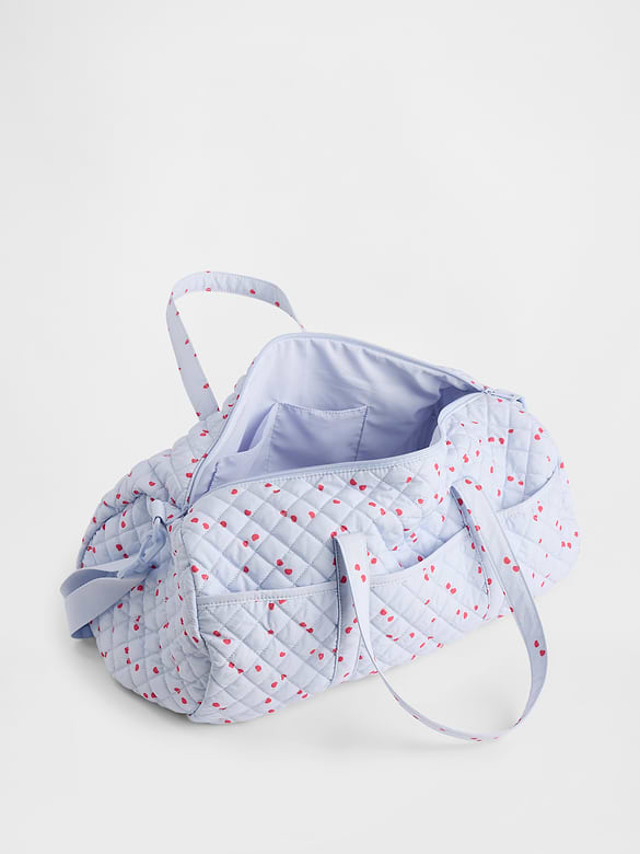 Sac de fin de semaine matelassé à motif pour Enfant