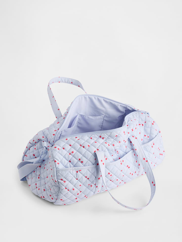 Image 3 of 3, Kids Quilted Printed Weekender Bag