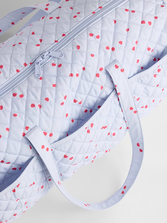 Sac de fin de semaine matelassé à motif pour Enfant