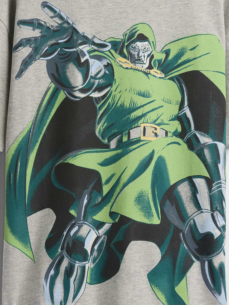 Image 3 of 3, Kids Marvel Relaxed Graphic T-Shirt