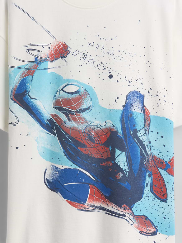 Kids Marvel Relaxed Graphic T-Shirt