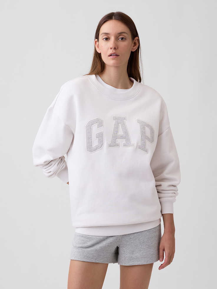 Image 4 of 7, Adult Relaxed Gap Logo Sweatshirt