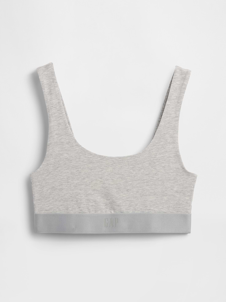 Image number 5 showing, Organic Stretch Cotton Gap Logo Bralette