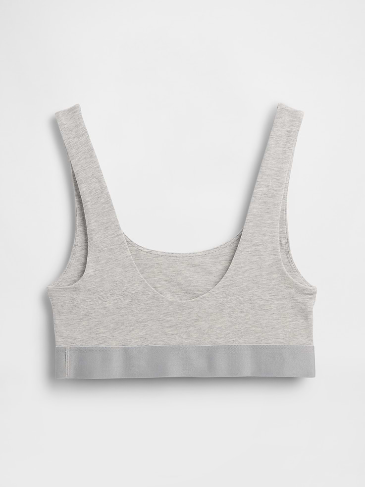 Image number 6 showing, Organic Stretch Cotton Gap Logo Bralette