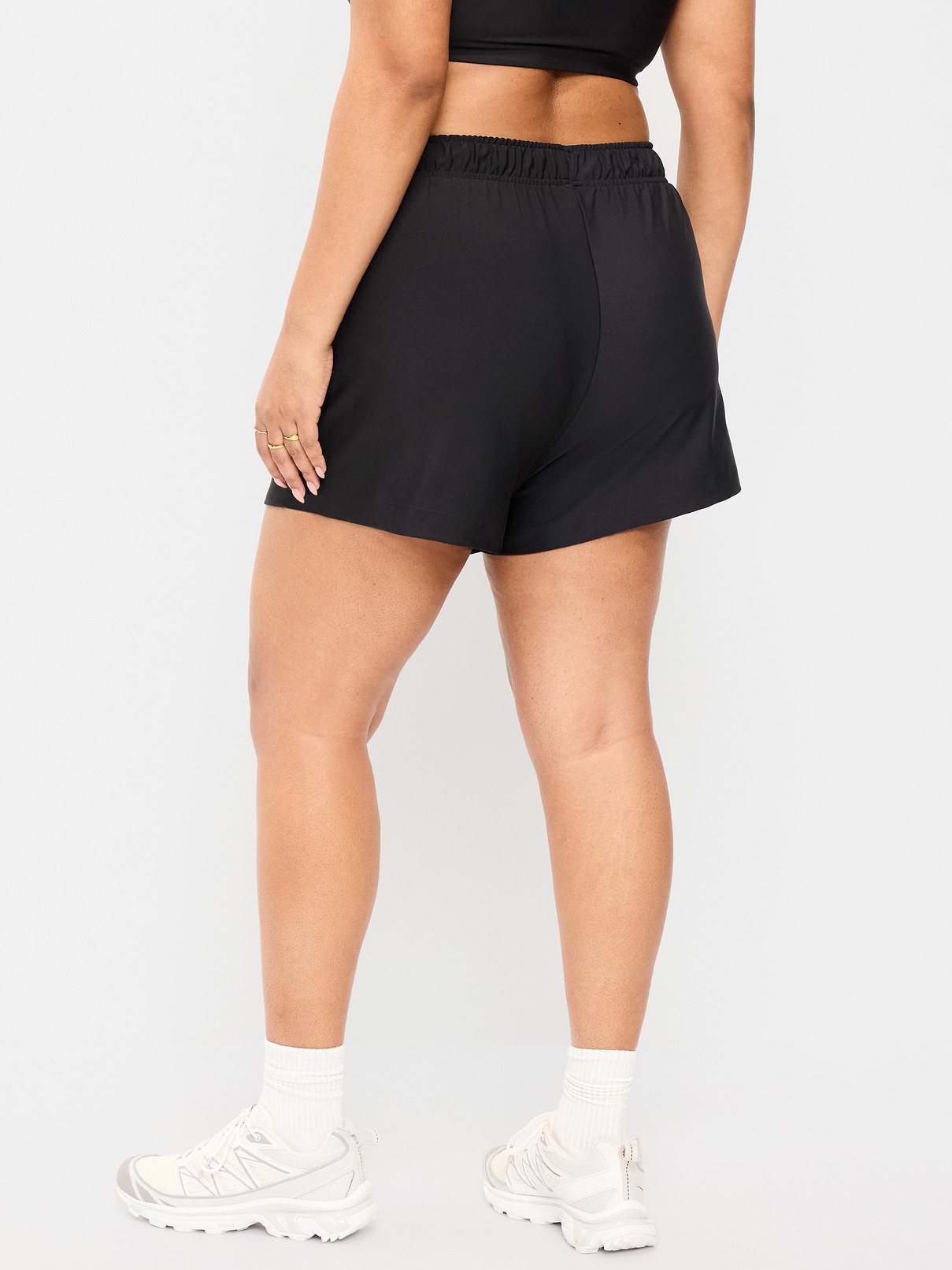 L'image numéro 6 présente Short PowerSoft à taille haute, entrejambe de 9 cm