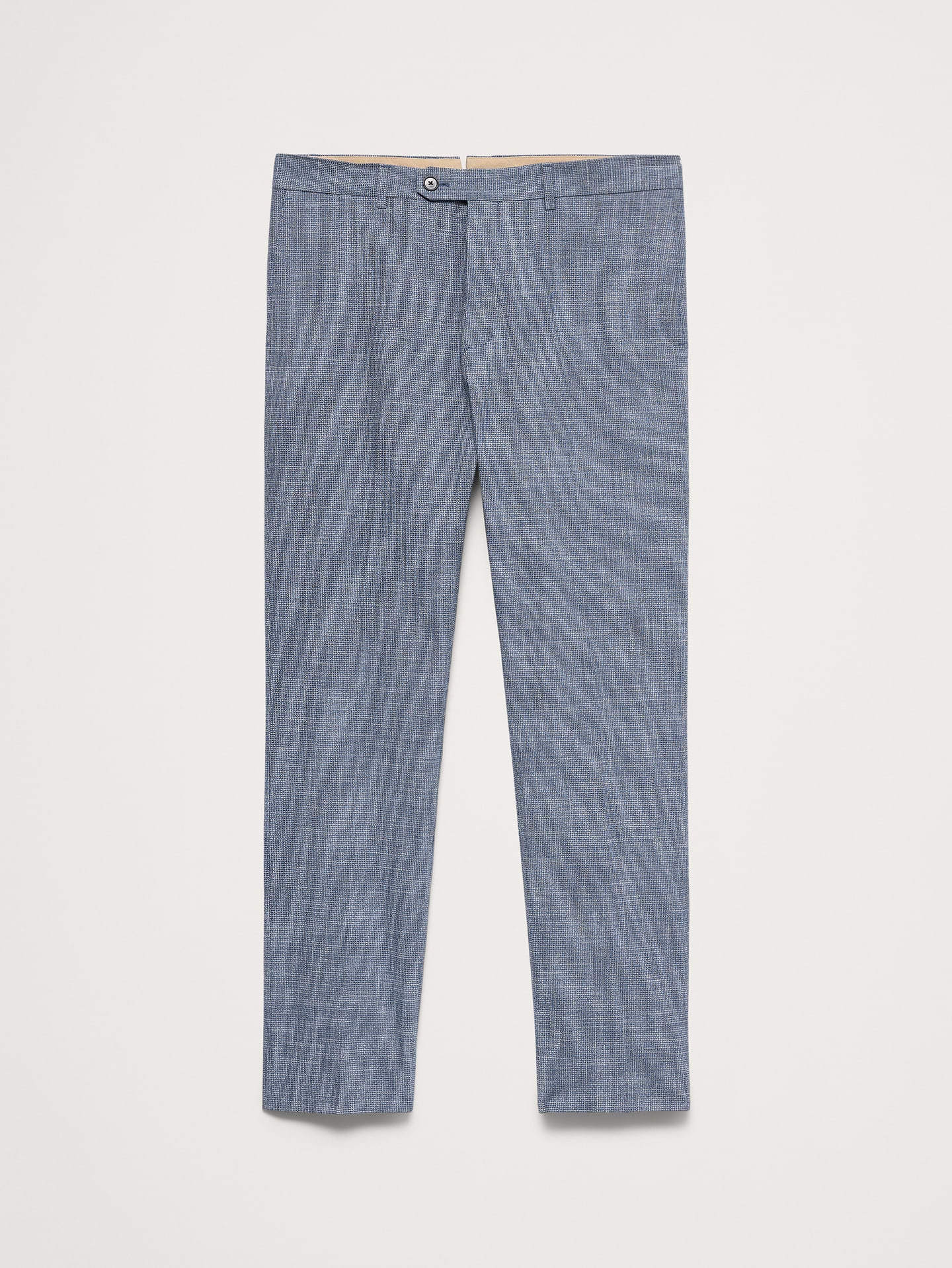 L'image numéro 4 présente Pantalon habillé infroissable à coupe étroite