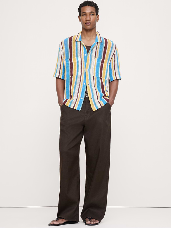Cotton Mesh Resort Shirt