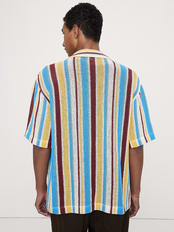 Cotton Mesh Resort Shirt